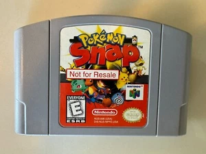 Pokemon Snap n64 Not For Resale NFR Nintendo 64 Authentic Rare MINT Condition - Picture 1 of 5