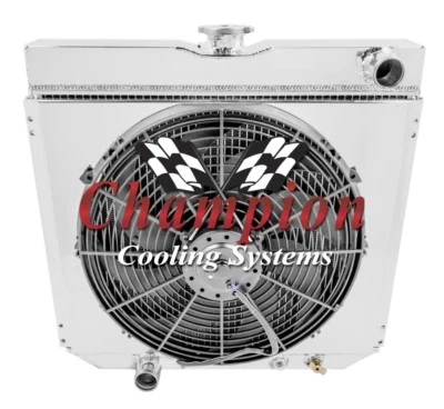 Controlador de manguera baja de radiador RR 3 filas ventilador de 20", 16", cubierta- Ford Maverick 1970-1977 Foto 1 de 4