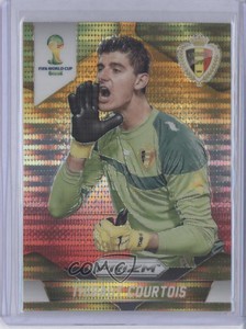 2014 Panini Prizm World Cup Yellow & Red Pulsar Prizms Thibaut Courtois #18