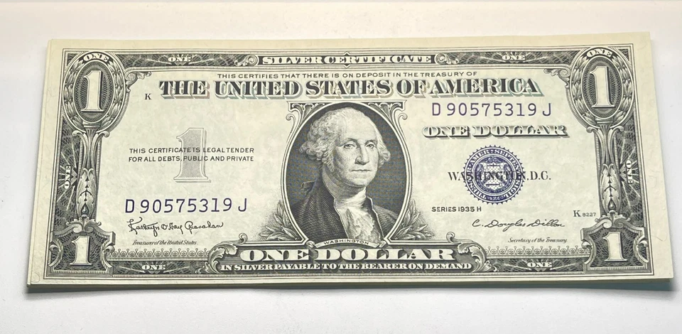 Lot of 10 Consecutive 1935-H U.S Silver Certificate Notes FR# 1618 - Image 1 of 4