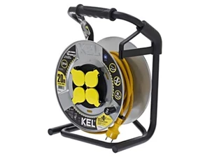 W-99436 Verlängerungskabel Trommel,mit unbeweglichen Buchsen Gummi KEL - Picture 1 of 1