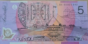 R220bF 2003 $5 MCFARLANE HENRY ***BA 03 020345***UNC*** - Picture 1 of 2