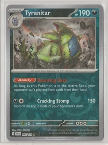 Pokémon 2025 Journey Together TYRANITAR 095/159 MINT Pack Fresh REVERSE HOLO - Picture 1 of 1