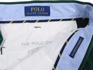 POLO RALPH LAUREN HUNTER GREEN MEN 40 SHORTS OFFICER CHINO BERMUDA 7.0 OZ TWILL - Picture 1 of 15