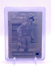 2022 Bowman Draft Chrome Allan Cerda Cyan Printing Plate 1/1 Cincinnati Reds