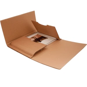 SCATOLE FUSTELLATE SPEDIZIONE cartoni quadri 131 x 98 x H variabile 1 a 7cm int - Picture 1 of 1