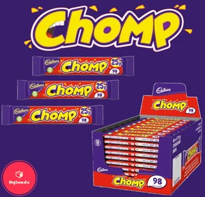 Cadbury Chomp Chocolate Bars - Multiple Bars & Full Box - Picture 1 of 6