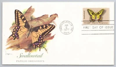 First Day Cover Scott's #1712 Swallowtail butterfly Indianapolis 1977 - Image 1 of 2