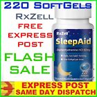 RxZell Sleep Aid 50mg 220 Softgels Sleep gels strong Like UNISOM + FREE EXP POST
