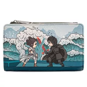 Loungefly Star Wars Rise Of Sky Walker Rey And Kylo Ren Wallet Purse - Picture 1 of 5
