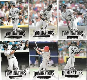 1993 LEAF DOMINATORS COMPLETE MINT INSERT SET {1~10} BV$20.00 - Picture 1 of 5