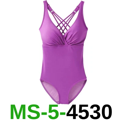 prAna Mujer Kayana Una Pieza/D Taza, Ciruela Verano, 32D/X-Pequeña Foto 1 de 2