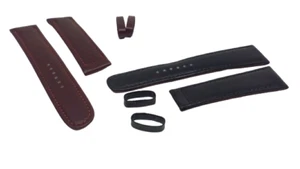 Bracelet montre en 20mm pour boucle deployante de 18mm, au choix noir ou marron - Imagen 1 de 2