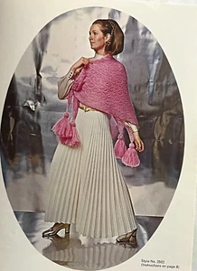 Elegant Knits & Crochets Bear Brand Patterns Book Shawls Cardigan Tank Top Vest+ - Picture 1 of 6