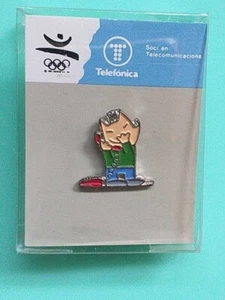 Pin Cobi Barcelona '92 Telefónica. Cajita Original Packaging - Picture 1 of 3
