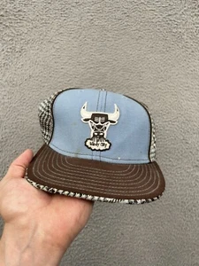 Chicago Bulls New Era 5950 Fitted Hat Cap Windy City Braun Blau Größe 7 - Bild 1 von 10