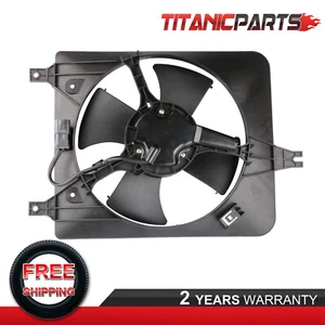 Conjunto de ventilador de refrigeración condensador de 1 pieza para 98-02 Honda Accord LX DX EX lado del conductor - Imagen 1 de 6