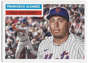 2023 Topps Archives 1956 Image Variation #40 Francisco Alvarez RC New York Mets - Bild 1 von 3
