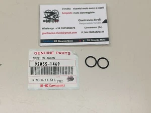 92055-1469 Originale Kawasaki x2 anello o ring testa cilindro 11.5X1.5 ZX 600 - Foto 1 di 1