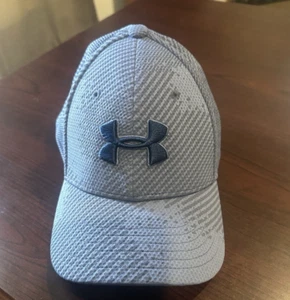 Under Armour Youth S/M Cap Gray Breathable Hat Stretch Fit - Picture 1 of 7