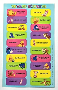 Sandylion Disney Milne WINNIE THE POOH Charaktere Belohnung Aufkleber Blatt ~ unbenutzt - Bild 1 von 1