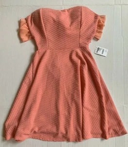 New Charlotte Russe Strapless Tie-Back Special Occasion Dress Size L Salmon - Picture 1 of 6