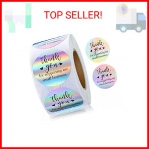 Thank You Stickers, 500Pcs 1.5inch Thank You for Supporting My Small Business St - Picture 1 of 2