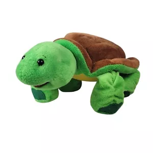 Ganz Webkinz Turtle Plush Green Stuffed Animal Beans In Feet No Codes HM150 - Picture 1 of 10