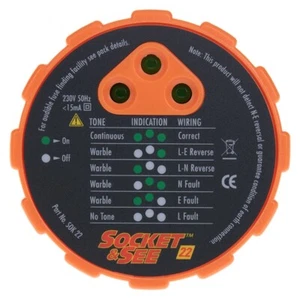 Socket & See SOK22 Craftsman Socket Tester SOK 22 c/w Buzzer - Picture 1 of 2