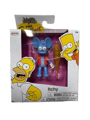 Jakks Pacific The Simpsons Wave 2 Itchy 2.5 英寸迷你人偶 — 第 1/3 张图片