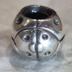 PANDORA Ladybird π Charm Bead, Solid Sterling Silver 925 ale - Picture 1 of 6