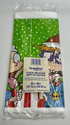 Tablecover Rugrats Party DesignWare Plastic  CHRISTMAS Nickelodeon 54" x 96" - Image 1 of 4