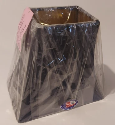 Nuevo Allure Negro con Lámina Dorada Interior Lámpara Pantalla 8" Rectángulo Foto 1 de 4