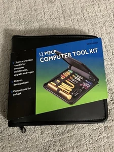 Travel 12 Piece Computer Tech PC Service/Repair Tool Kit - Afbeelding 1 van 6
