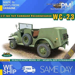 ACE 72598 1/72 WC-23 1/2 ton 4x4 Command Reconnaisanse Plastic model kit - Picture 1 of 10