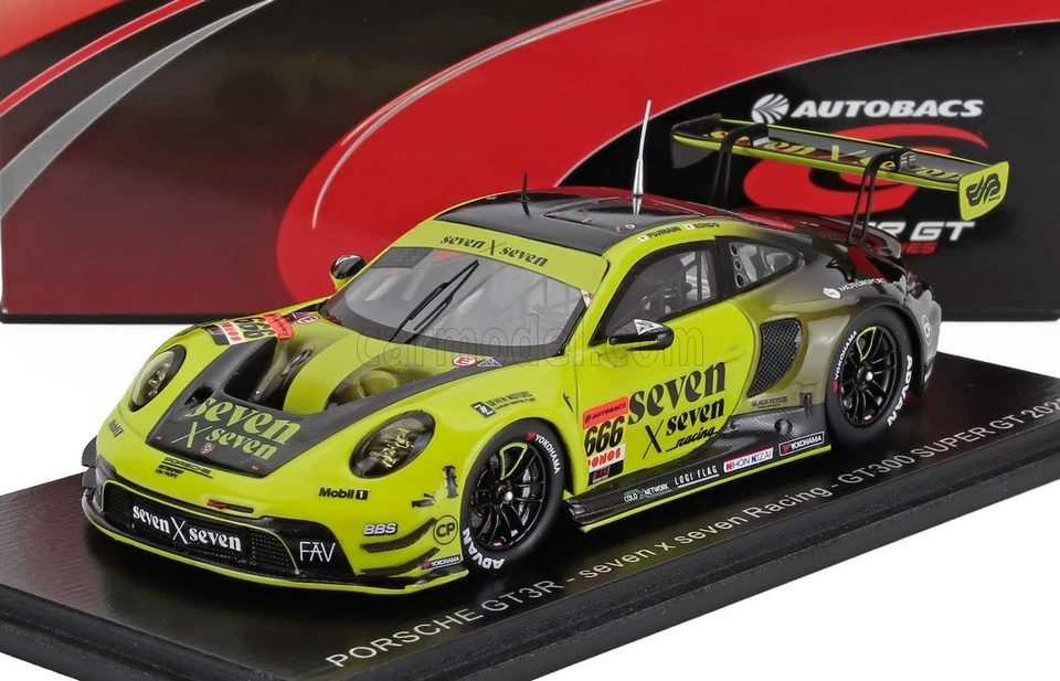 1/43 SPARK-MODEL - PORSCHE - 911 992 GT3 R TEAM SEVEN X SEVEN RACING N 43SGT2566 - Immagine 1 di 1