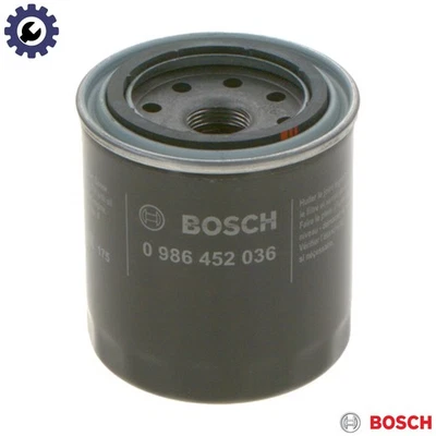 OIL FILTER 0 986 452 036 FOR VAUXHALL ASTRAVAN/Mk/III MAZDA 808 929 1000 121 REX - Image 1 of 4