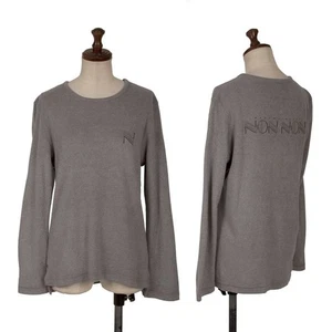 Mademoiselle NON NON Acrylic Blend Logo Embroidery Fleece Top Size 38M(K-162150) - Picture 1 of 12