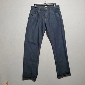Flint And Tinder Selvedge Jeans Mens 30x30* Dark Wash Straight Fit Made In USA - Picture 1 of 13