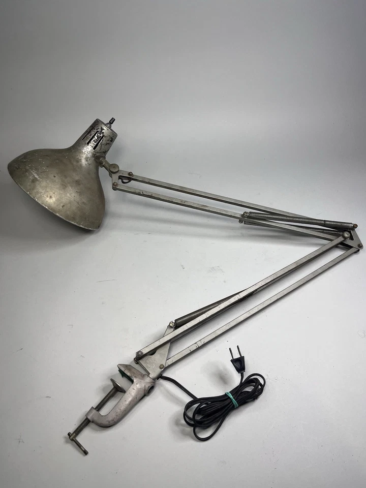 Vintage Z-Lyte Articulating Swing Arm Drafting Desk Table Lamp by Yamada Lamp Co - Image 1 of 4