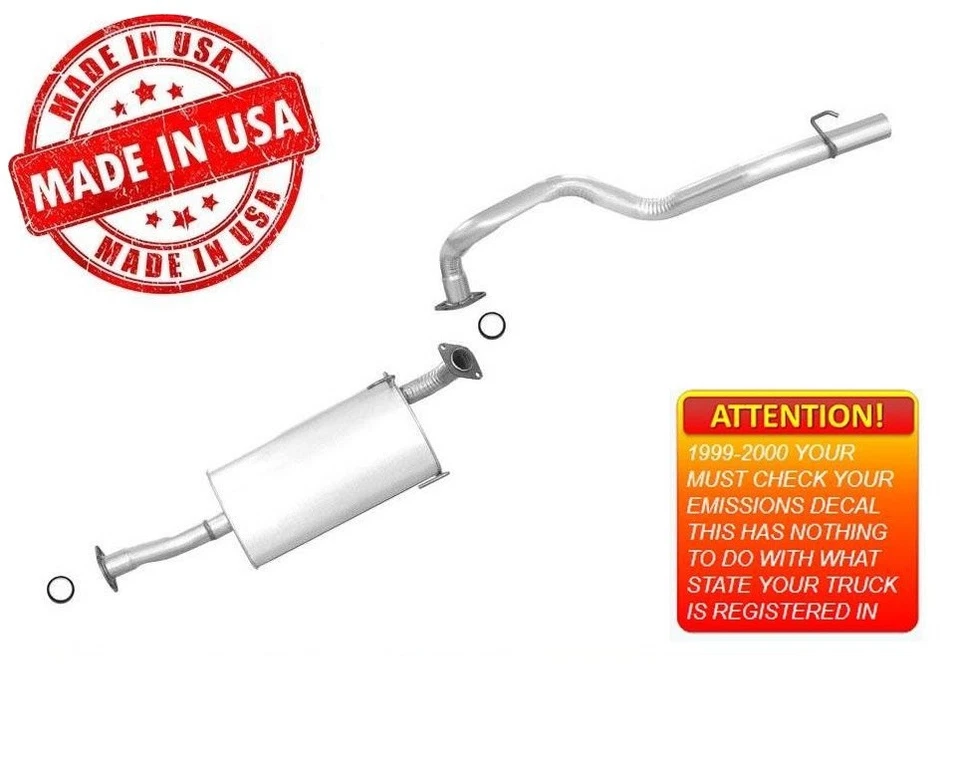 Sistema de escape silenciador marca premium para Toyota 4Runner 01-02 3.4 Foto 1 de 4
