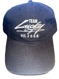 Lucky Craft Team Fishing Cap - Classic Logo - Black Velcr Strap logo est 2006 - Picture 1 of 1