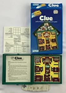 Juego Clue Travel 1990 de Parker Brothers completo en excelentes condiciones envío gratuito - Imagen 1 de 7