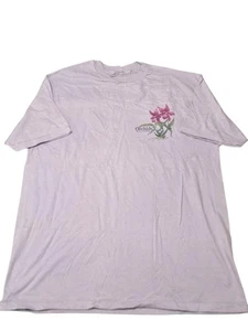 Vintage National Wildlife Orchids helllila Einzelnaht Shirt Gr. L Made in USA - Bild 1 von 10