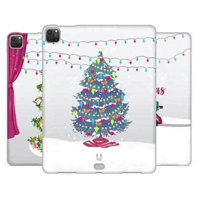 HEAD CASE DESIGNS MERRY CHRISTMAS TREES SOFT GEL CASE FOR APPLE SAMSUNG KINDLE - Image 1 of 4