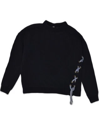 ESPRIT Mujer Sudadera Grande Jersey Reino Unido 6 XS Azul Marino Algodón CO11 Foto 1 de 3