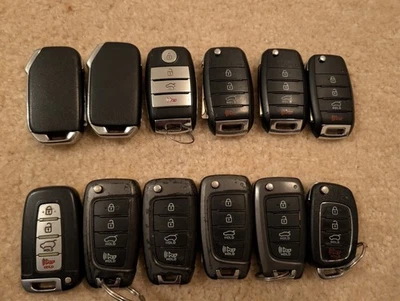 Lot of 12 Hyundai & Kia OEM Key Fob Smart Remote Control - Image 1 of 3