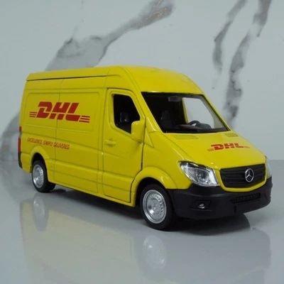 Mercedes Benz Sprinter DHL Van Escala 1:36 Diecast Modelo MB Juguete Regalo Foto 1 de 4