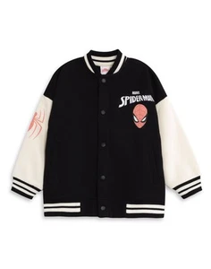 Marvel Chaqueta bomber negra Spiderman Chicos - Imagen 1 de 9