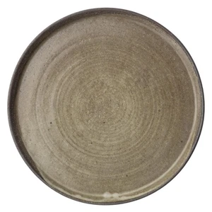 Marui Seito Shigaraki Ware Hechimon Plate Diameter 24cm Brown MR-3-4098 - Picture 1 of 7